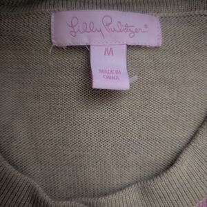 Lilly Pulitzer Women's Beige Crew Neck Sweater